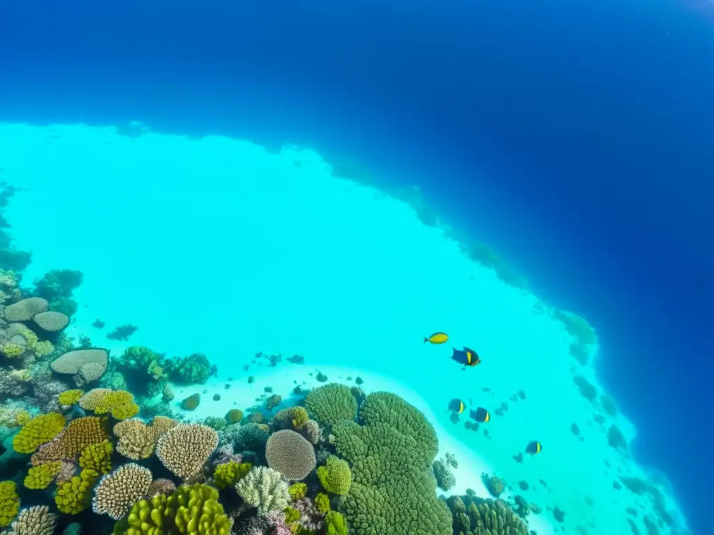 Vibrante arrecife de coral en área marina protegida resalta la importancia de conservar la biodiversidad marina