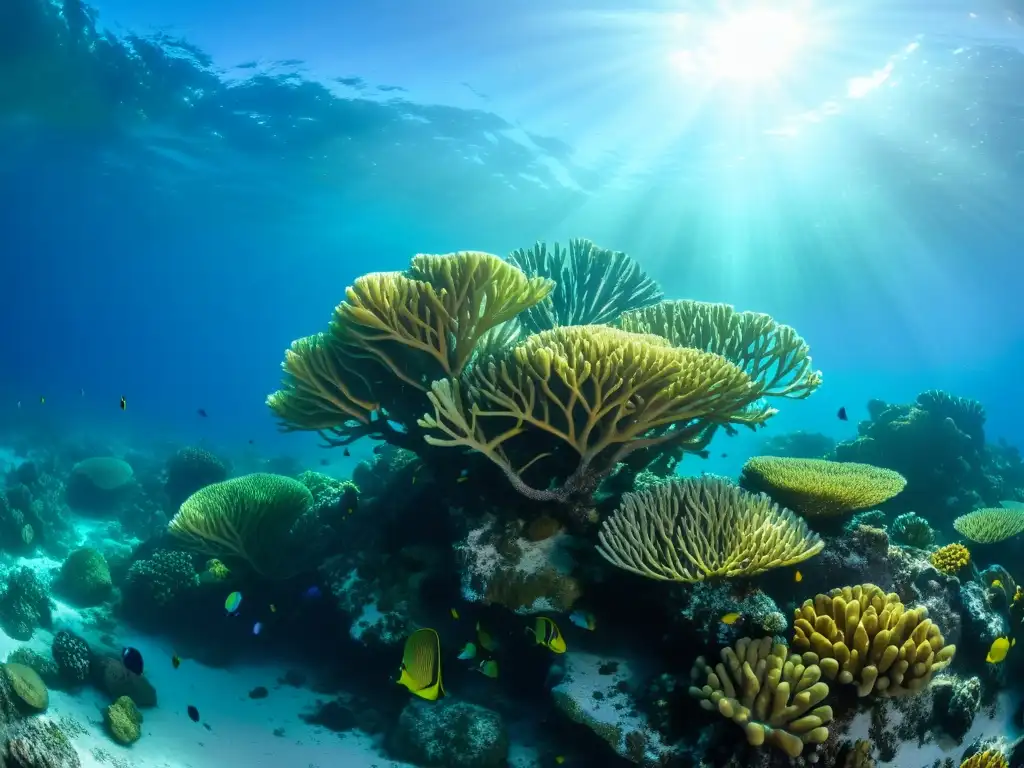 Vida marina en Islas Turcas y Caicos: Un vibrante arrecife de coral rebosante de vida marina y belleza natural en aguas cristalinas