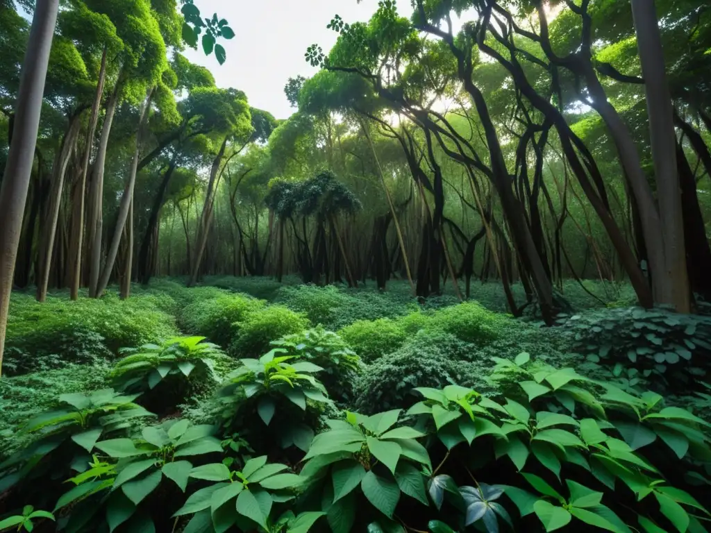 Vides invasoras ahogan biodiversidad en bosque, impacto de plantas invasoras en ecosistemas